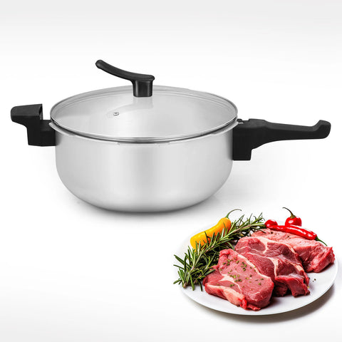 AR Wok Pressure Cooker with glass lid