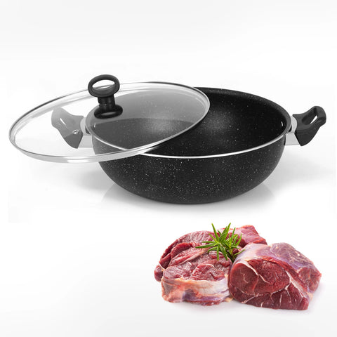 AR Non Stick Wok marble coated