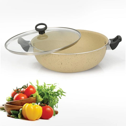 AR Non Stick Wok marble coated