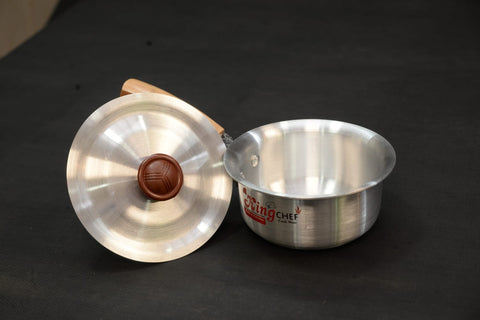 Baby Saucepan Set – Pack of 6 Aluminum Mini Milk Pots | Perfect for Boiling, Serving Milk & Baby Food | Non-Toxic & Durable