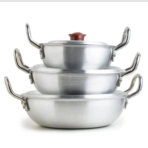 Baby Wok with Lids Set – Pack of 6 Aluminum Mini Woks | Heavyweight & Durable | Perfect for Cooking, Serving Food & Baby Food | Non-Toxic & Easy to Clean