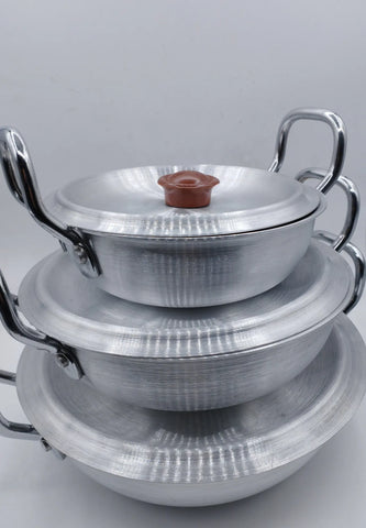 Baby Wok with Lids Set – Pack of 6 Aluminum Mini Woks | Heavyweight & Durable | Perfect for Cooking, Serving Food & Baby Food | Non-Toxic & Easy to Clean