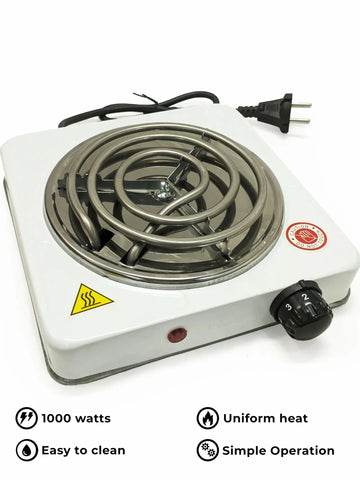1000W Mini Electric Hot Plate – Portable Stove by The Cut Price