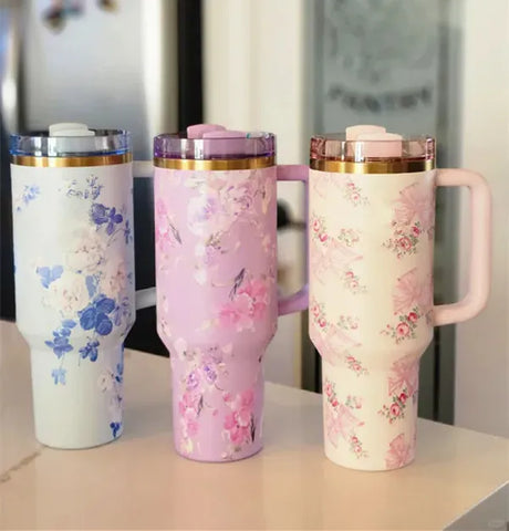 Stanley Printed Tumbler – Stainless Steel Mug
