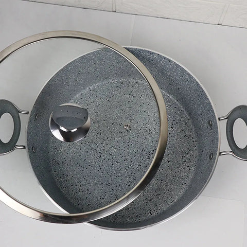 Eid Sizzle Deal! Signature 28cm Wok + 24cm Fry Pan Combo – Heavy Gauge Nonstick Cookware – Limited Time Offer