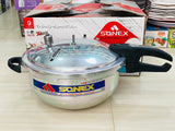 SONEX KARAHI COOKER 5 TO 11 LTR ALUMINIUM