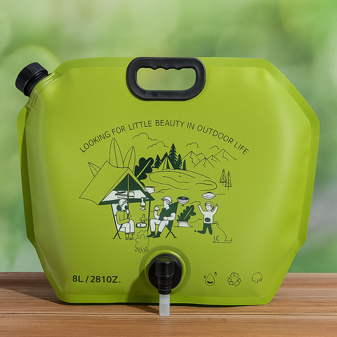 8Lilter Foldable Camping Water Bag with Spigot