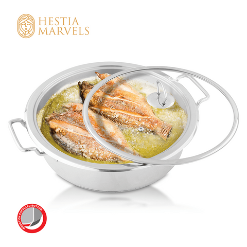 Alpha Fish Pot – Non-Toxic Stainless Steel for Healthy Cooking
