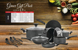 Grace Gift Pack - Sonex Glass Lid Nonstick 17 PCS