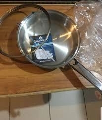 Supreme Steel Sonex Fry Pan with Heavy Base - Superior Heat Distribution for Perfect Cooking (20/22/24cm)