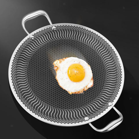 German Imported HoneyComb Laser Coating Tawa – Premium Stainless Steel