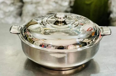 Alpha Pro REX Stainless Steel Hot Pot Set – 3-Piece Lockable Lid Collection