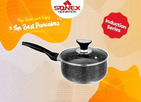 Induction Sauce Pan - Sonex Nonstick Marble Coated  20CM