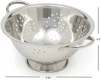 Premium Stainless Steel Rectangular Rice Strainer – Heavy-Duty Kitchen Strainer with Stable Base