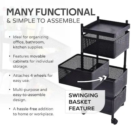 Multipurpose Storage Rack – 3/4/5 Layers